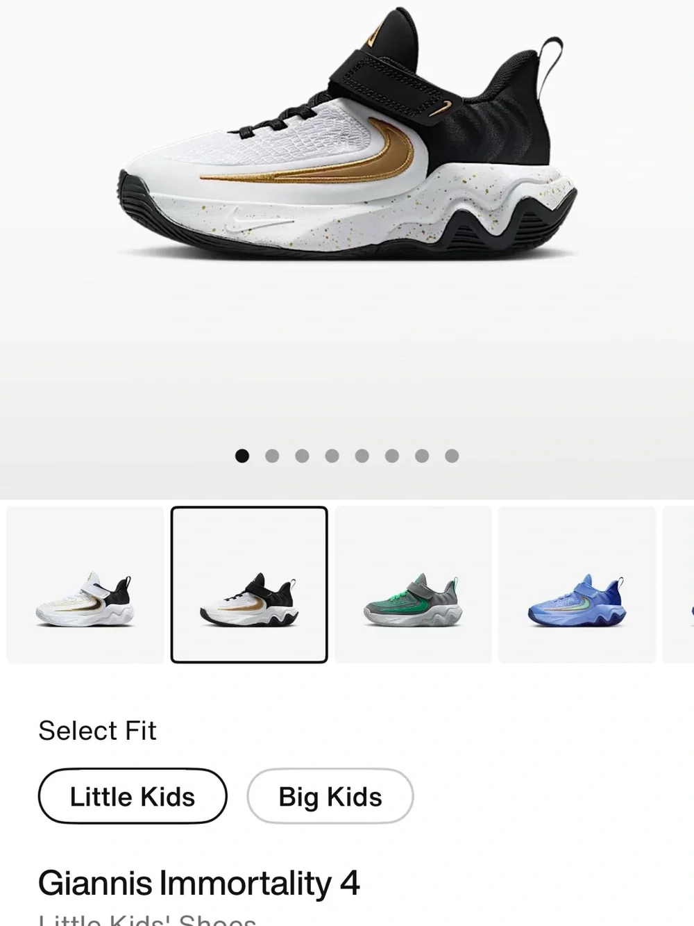 Nike infant sized
